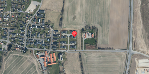Oversvømmelsesrisiko fra vandløb på Marken 14, 7100 Vejle