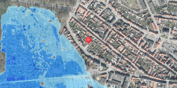 Oversvømmelsesrisiko fra vandløb på Vestervej 20, 8500 Grenaa
