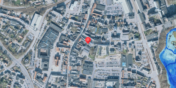 Oversvømmelsesrisiko fra vandløb på Danmarksgade 4B, 7500 Holstebro