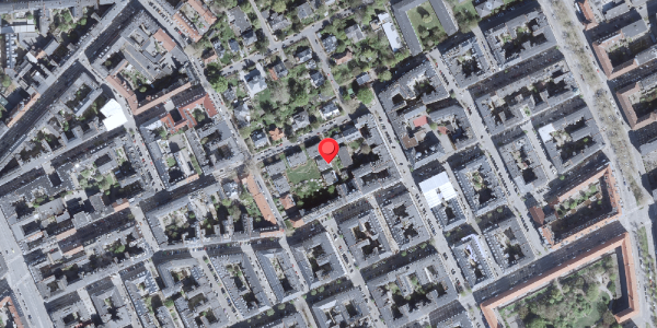 Oversvømmelsesrisiko fra vandløb på Rosenvængets Allé 36, st. tv, 2100 København Ø
