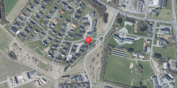 Oversvømmelsesrisiko fra vandløb på Harevænget 1C, . , 8450 Hammel