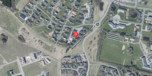 Oversvømmelsesrisiko fra vandløb på Harevænget 3D, . , 8450 Hammel