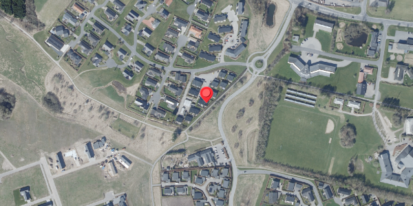 Oversvømmelsesrisiko fra vandløb på Harevænget 3F, 8450 Hammel
