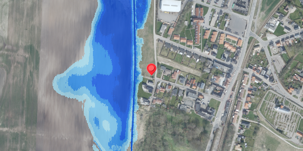 Oversvømmelsesrisiko fra vandløb på Voldgade 16B, 7700 Thisted