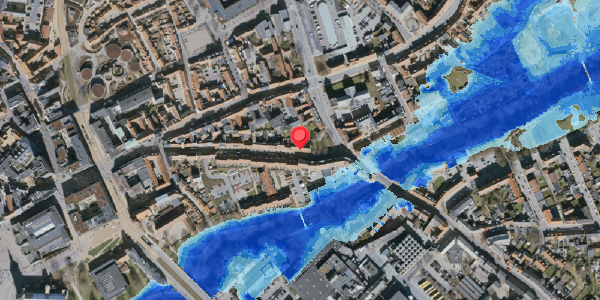 Oversvømmelsesrisiko fra vandløb på Nedergade 36, . , 5000 Odense C