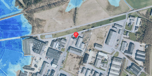 Oversvømmelsesrisiko fra vandløb på Parallelvej 3, 7830 Vinderup