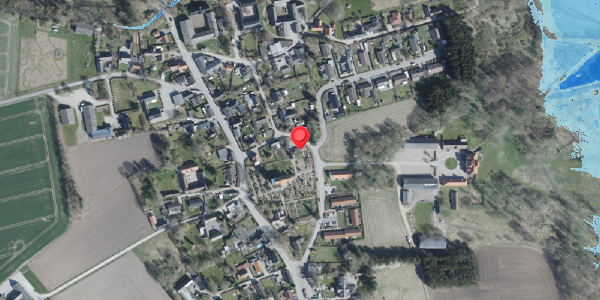Oversvømmelsesrisiko fra vandløb på Kirkevej 35, 4100 Ringsted