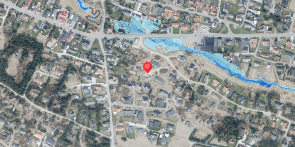 Oversvømmelsesrisiko fra vandløb på Åstien 8, 7700 Thisted