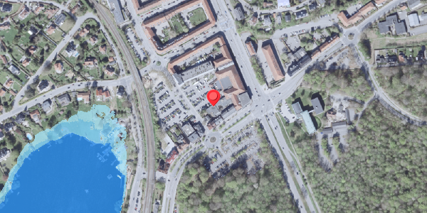 Oversvømmelsesrisiko fra vandløb på Holte Midtpunkt 30, 2840 Holte
