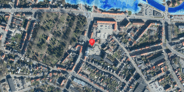 Oversvømmelsesrisiko fra vandløb på Haderslevvej 19C, . , 6000 Kolding
