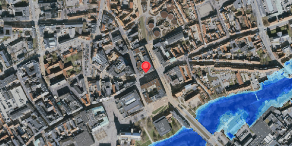 Oversvømmelsesrisiko fra vandløb på Overgade 4, 5000 Odense C