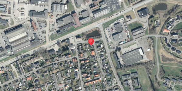 Oversvømmelsesrisiko fra vandløb på Jupitervej 2, 4200 Slagelse
