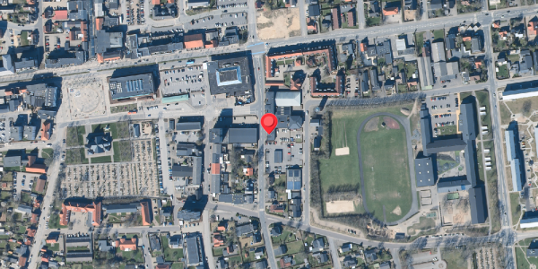 Oversvømmelsesrisiko fra vandløb på Danmarksgade 5B, 7430 Ikast