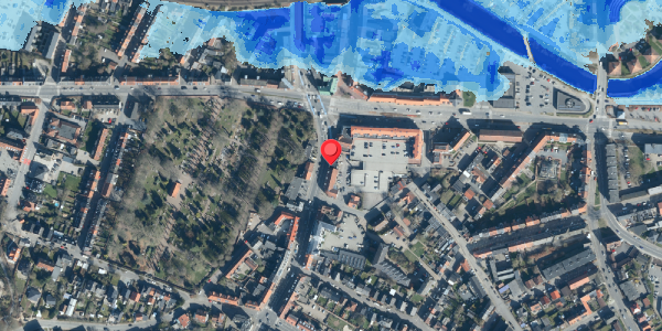 Oversvømmelsesrisiko fra vandløb på Haderslevvej 7A, . , 6000 Kolding