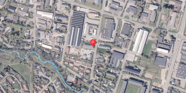 Oversvømmelsesrisiko fra vandløb på Aahavevej 11, 8300 Odder