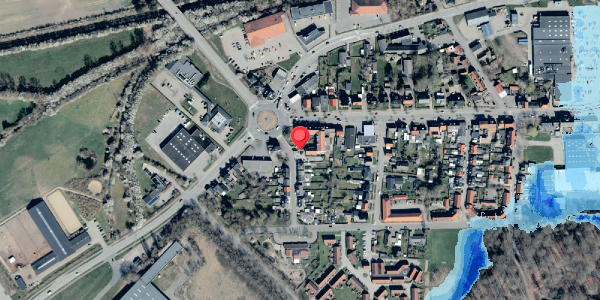 Oversvømmelsesrisiko fra vandløb på Vesterbrogade 55, . , 4930 Maribo