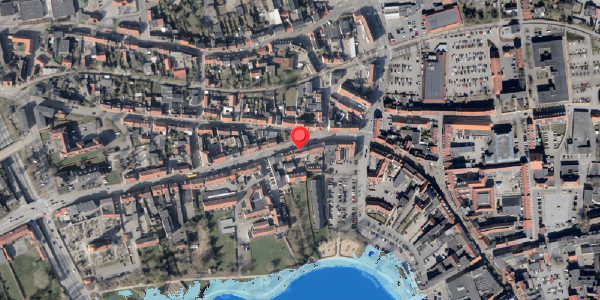 Oversvømmelsesrisiko fra vandløb på Storegade 45, 6100 Haderslev