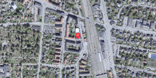 Oversvømmelsesrisiko fra vandløb på Rakelsvej 2, 2900 Hellerup