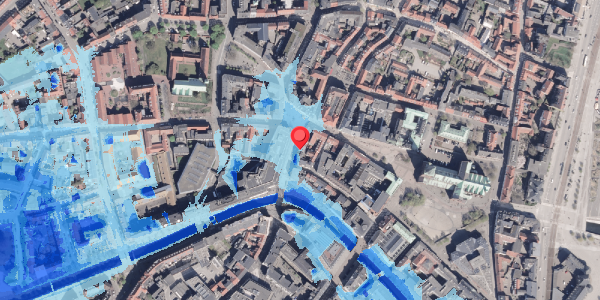 Oversvømmelsesrisiko fra vandløb på Immervad 3, . , 8000 Aarhus C