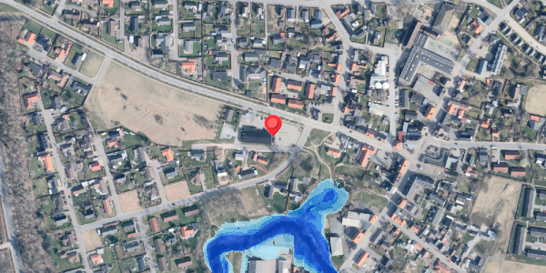 Oversvømmelsesrisiko fra vandløb på Vesterbro 9, 9881 Bindslev