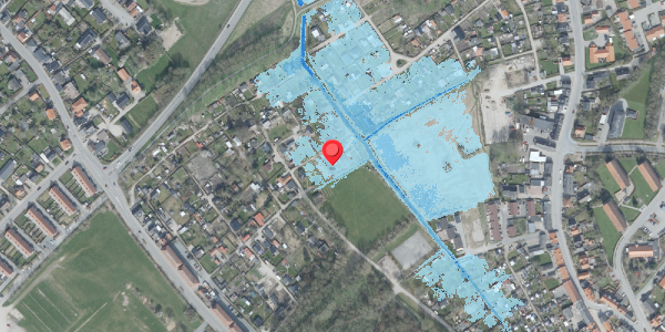 Oversvømmelsesrisiko fra vandløb på Skovengen 56, . , 7700 Thisted