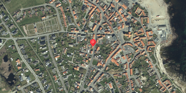 Oversvømmelsesrisiko fra vandløb på Vestergade 8, 3770 Allinge