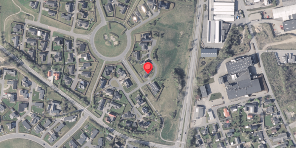 Oversvømmelsesrisiko fra vandløb på Højdedraget 170, 9530 Støvring