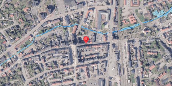 Oversvømmelsesrisiko fra vandløb på Rosensgade 10, 8300 Odder