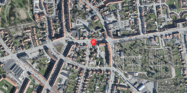 Oversvømmelsesrisiko fra vandløb på Harhoffs Alle 1, . , 4100 Ringsted