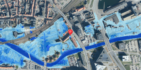 Oversvømmelsesrisiko fra vandløb på Buen 12, 6000 Kolding