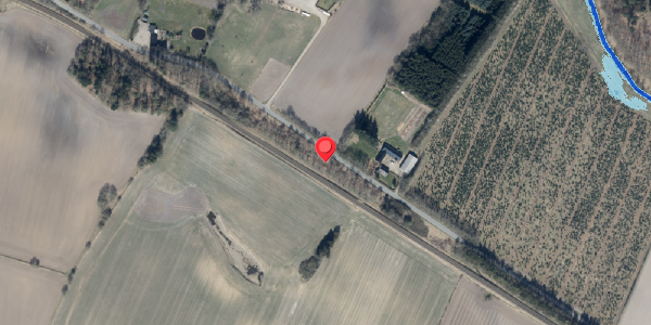 Oversvømmelsesrisiko fra vandløb på Refstrupvej 21, . , 7321 Gadbjerg