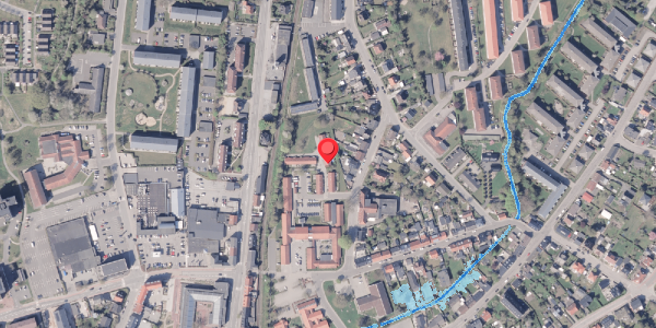 Oversvømmelsesrisiko fra vandløb på Aaholmsgade 3H, 8300 Odder