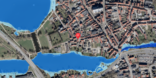 Oversvømmelsesrisiko fra vandløb på Klosteret 21A, . , 6100 Haderslev