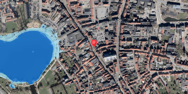 Oversvømmelsesrisiko fra vandløb på Bispegade 6, 6100 Haderslev