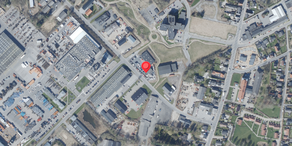 Oversvømmelsesrisiko fra vandløb på Fabriksvej 2, 8450 Hammel