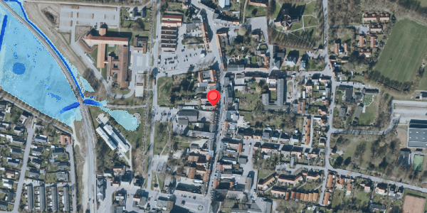 Oversvømmelsesrisiko fra vandløb på Algade 25, 4660 Store Heddinge