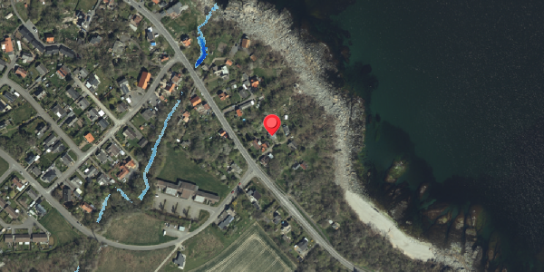 Oversvømmelsesrisiko fra vandløb på Sdr. Strandvej 71, 3770 Allinge
