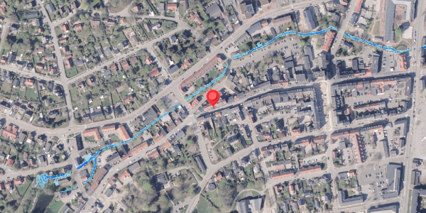 Oversvømmelsesrisiko fra vandløb på Rosensgade 46, 8300 Odder