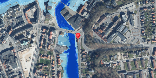 Oversvømmelsesrisiko fra vandløb på Sejsvej 2, . , 8600 Silkeborg
