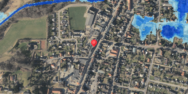 Oversvømmelsesrisiko fra vandløb på Bredgade 26, 5560 Aarup