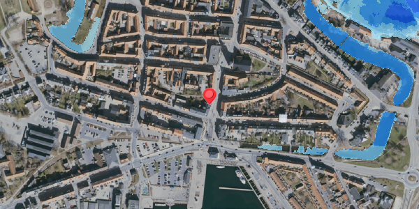 Oversvømmelsesrisiko fra vandløb på Adelgade 6, . , 5800 Nyborg