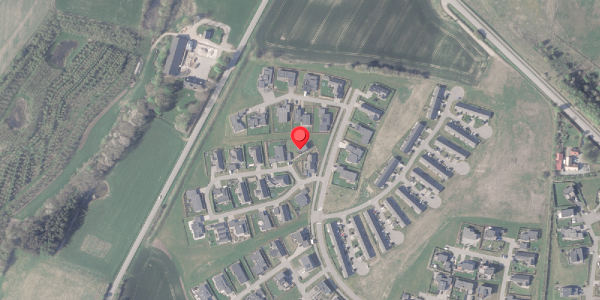 Oversvømmelsesrisiko fra vandløb på Toften 23, 8382 Hinnerup