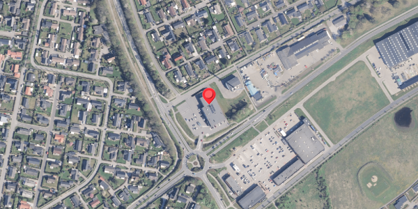 Oversvømmelsesrisiko fra vandløb på Hamlen 2A, 8800 Viborg