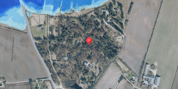 Oversvømmelsesrisiko fra vandløb på Alrum 11, 6980 Tim