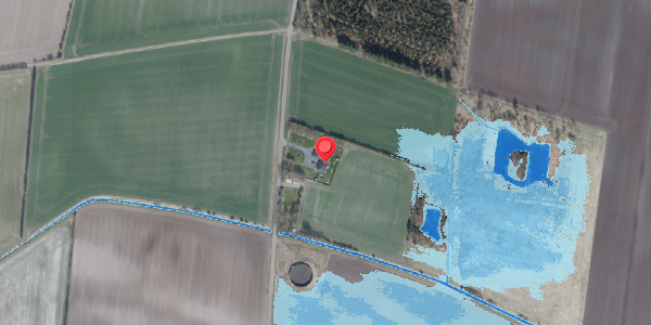 Oversvømmelsesrisiko fra vandløb på Engvej 21, 6510 Gram