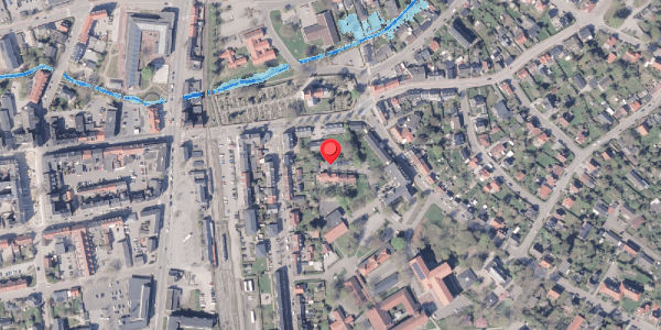 Oversvømmelsesrisiko fra vandløb på Vitavænget 2, 8300 Odder