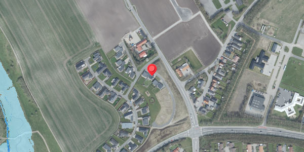 Oversvømmelsesrisiko fra vandløb på Vingen 4, 7700 Thisted
