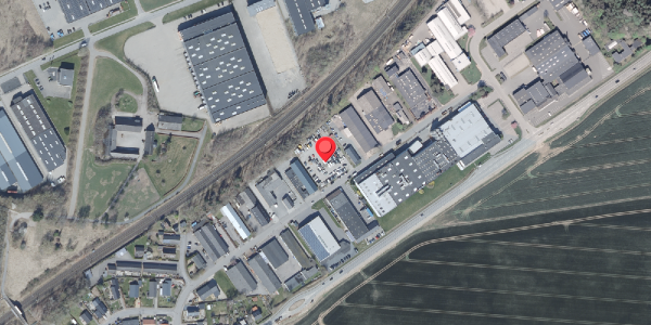 Oversvømmelsesrisiko fra vandløb på Industrivej 9, 8660 Skanderborg