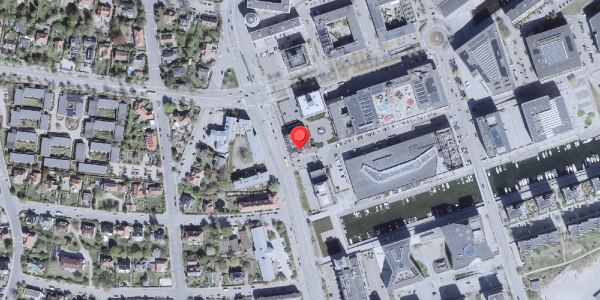 Oversvømmelsesrisiko fra vandløb på Strandvejen 54, 2900 Hellerup