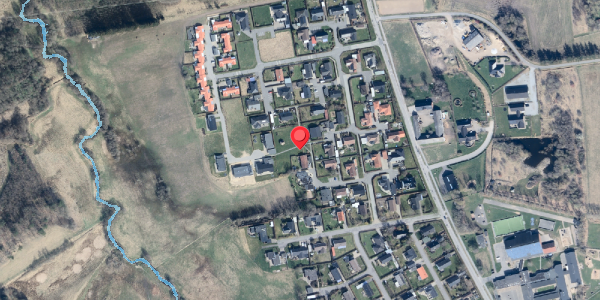 Oversvømmelsesrisiko fra vandløb på Hanetoften 21, 9900 Frederikshavn